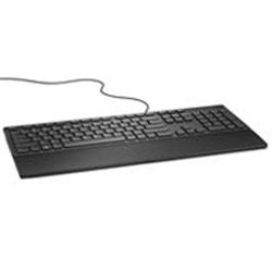 TECLADO ALAMBRICO DELL EN INGLES MODELO KB216-BK-US COLOR NEGRO