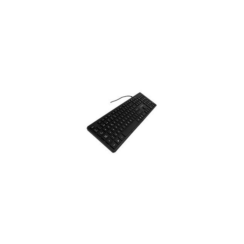 TECLADO ALAMBRICO USB ACTECK INSPIRE TA230 /105 TECLAS / NEGRO AC-931656