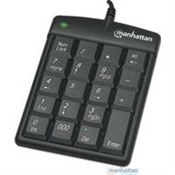 TECLADO NUMERICO MANHATTAN ALAMBRICO USB NEGRO
