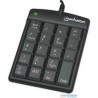TECLADO NUMERICO MANHATTAN ALAMBRICO USB NEGRO