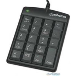 TECLADO NUMERICO MANHATTAN ALAMBRICO USB NEGRO
