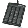 TECLADO NUMERICO MANHATTAN ALAMBRICO USB NEGRO