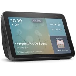 ASISTENTE AMAZON ECHO SHOW PANTALLA 8 PULGADAS CARBON