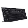 TECLADO LOGITECH K270 NEGRO MULTIMEDIA MINI RECEPTOR USB PC