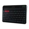 TECLADO MULTIDISPOSITIVO BLUETOOTH CON BASE PARA TABLET / MOVIL RECARGABLE NEGRO SWITCH PLUS COLOR NEGRO AC-926638