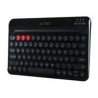 TECLADO MULTIDISPOSITIVO BLUETOOTH CON BASE PARA TABLET / MOVIL RECARGABLE NEGRO SWITCH PLUS COLOR NEGRO AC-926638
