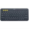 TECLADO LOGITECH K380 GRIS INALAMBRICO BLUETOOTH MULTIPLATAFORMA PC/TABLET/SMARTPHONE