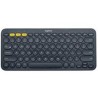 TECLADO LOGITECH K380 GRIS INALAMBRICO BLUETOOTH MULTIPLATAFORMA PC/TABLET/SMARTPHONE