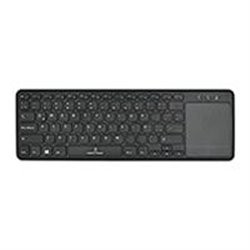 TECLADO INALAMBRICO CON TOUCH PAD PERFECT CHOICE NEGRO