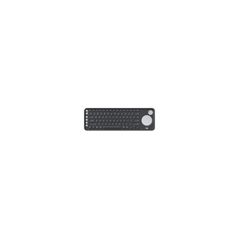 TECLADO LOGITECH K600 ESCRITURA Y NAVEGACIÓN PARA SMART TV COLOR GRAFITO INALAMBRICO CON TOUCHPAD Y MANDO DE DIRECCION INTEGRADO