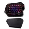 TECLADO MECANICO BALAM RUSH A UNA MANO/ MODELO DOMINATE GK540/ ALAMBRICO USB/  RGB/ COLOR NEGRO/REPOSAMUÑECAS REMOVIBLE/BR-93272