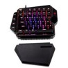 TECLADO MECANICO BALAM RUSH A UNA MANO/ MODELO DOMINATE GK540/ ALAMBRICO USB/  RGB/ COLOR NEGRO/REPOSAMUÑECAS REMOVIBLE/BR-93272