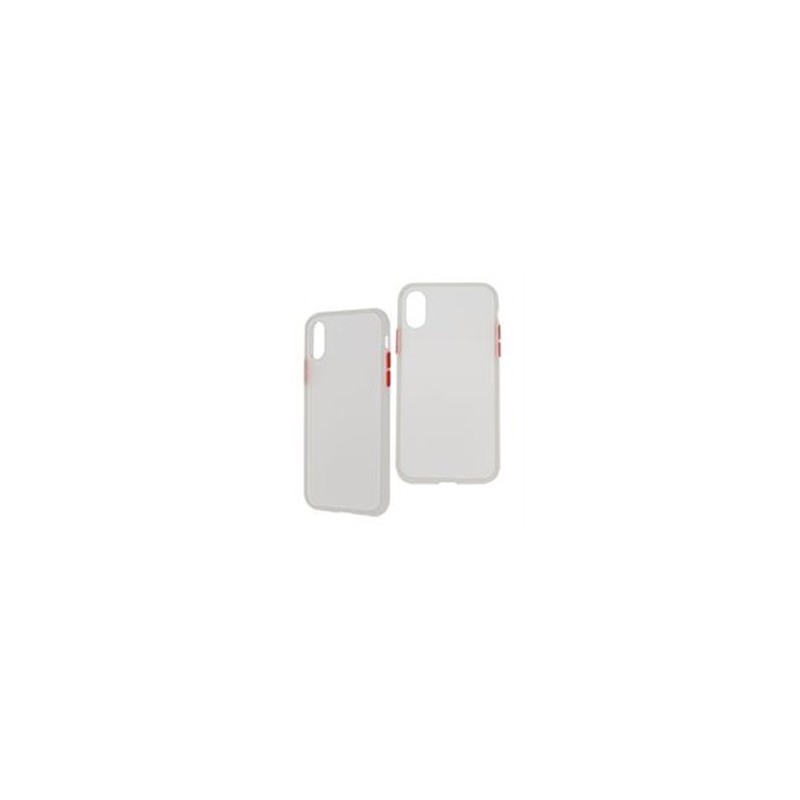 FUNDA GHIA HUMO SEMITRANSPARENTE CON MICA PARA IPHONE XS/X