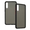 FUNDA GHIA HUMO SEMITRANSPARENTE/ BORDE NEGRO CON MICA PARA SAMSUNG A30S