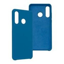 FUNDA GHIA DE SILICON COLOR AZUL CON MICA PARA HUAWEI P30 LITE