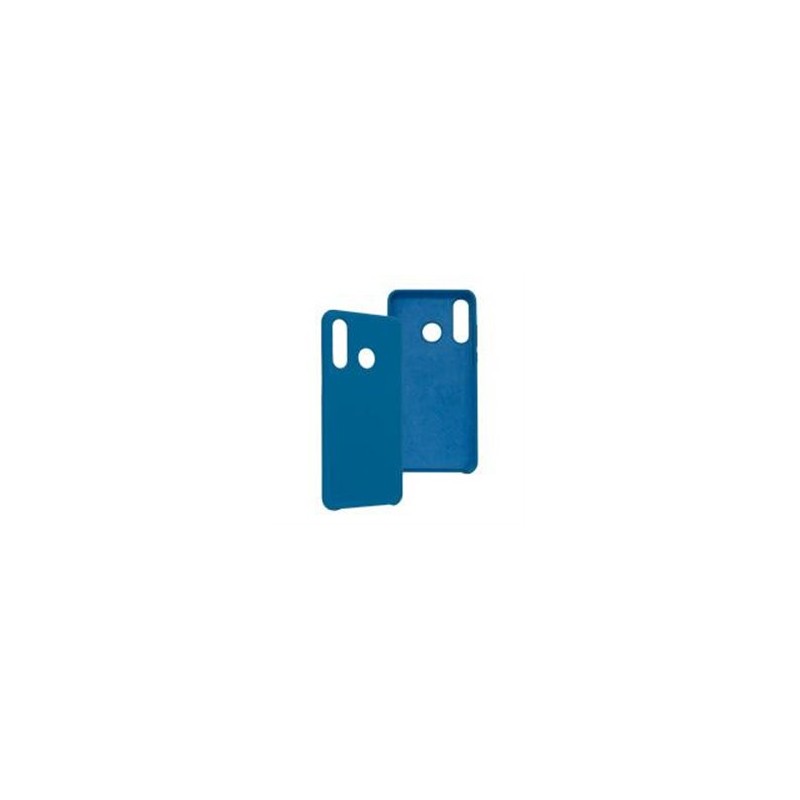 FUNDA GHIA DE SILICON COLOR AZUL CON MICA PARA HUAWEI P30 LITE