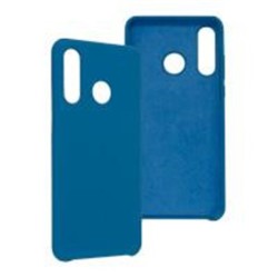 FUNDA GHIA DE SILICON COLOR AZUL CON MICA PARA HUAWEI P30 LITE