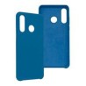 FUNDA GHIA DE SILICON COLOR AZUL CON MICA PARA HUAWEI P30 LITE
