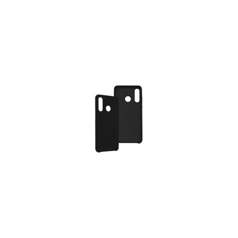 FUNDA GHIA DE SILICON COLOR NEGRO CON MICA PARA HUAWEI P30 LITE
