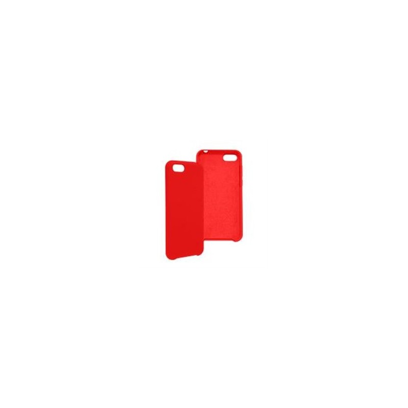 FUNDA GHIA DE SILICON COLOR ROJO CON MICA PARA HUAWEI Y5