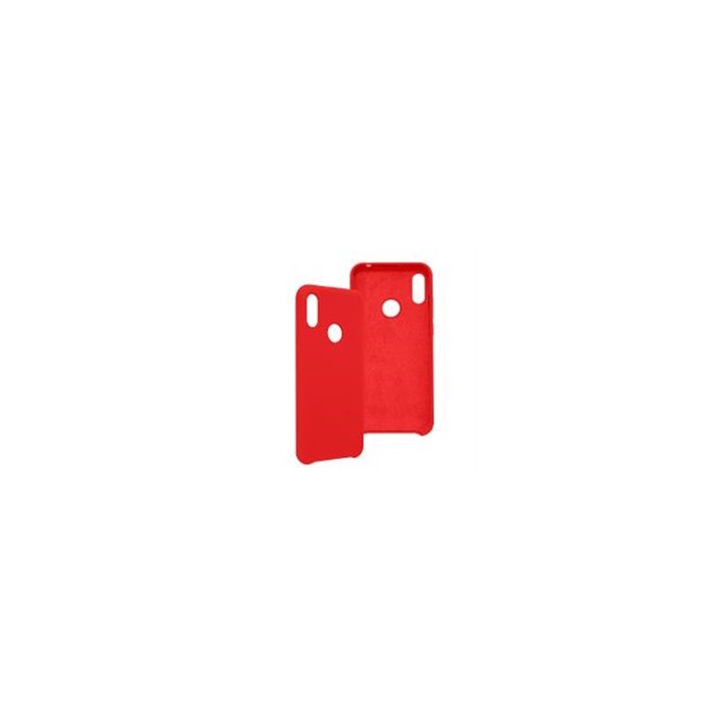 FUNDA GHIA DE  SILICON COLOR ROJO CON MICA PARA HUAWEI Y6 2019
