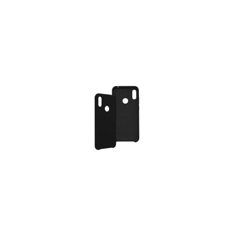 FUNDA GHIA DE  SILICON COLOR NEGRO CON MICA PARA HUAWEI Y6 2019