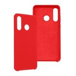 FUNDA GHIA DE SILICON COLOR ROJO CON MICA PARA HUAWEI P30 LITE