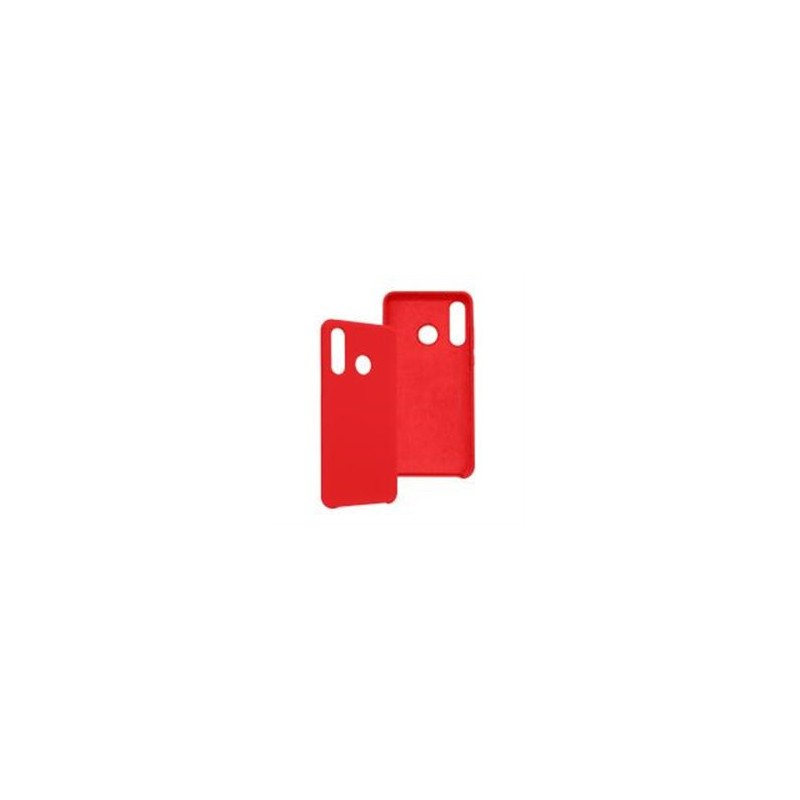 FUNDA GHIA DE SILICON COLOR ROJO CON MICA PARA HUAWEI P30 LITE