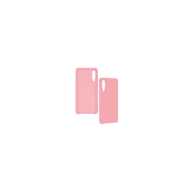 FUNDA GHIA DE SILICON COLOR ROSA CON MICA PARA SAMSUNG A30S