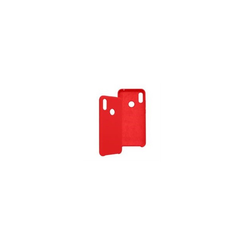 FUNDA GHIA DE  SILICON COLOR ROJO CON MICA PARA HUAWEI Y6S