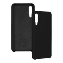 FUNDA GHIA DE SILICON COLOR NEGRO CON MICA PARA SAMSUNG A30S