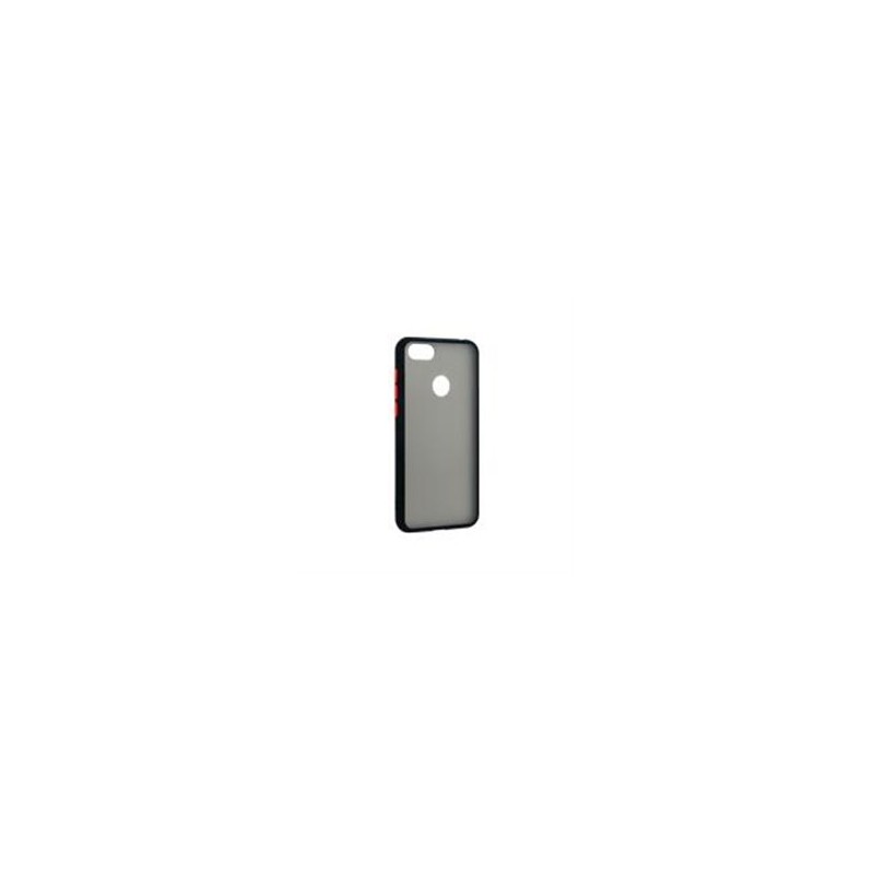 FUNDA GHIA HUMO SEMITRANSPARENTE/ BORDE NEGRO PARA MOTOROLA E6 PLAY